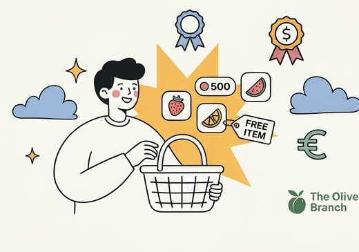 A loyalty member collecting rewards and benefits